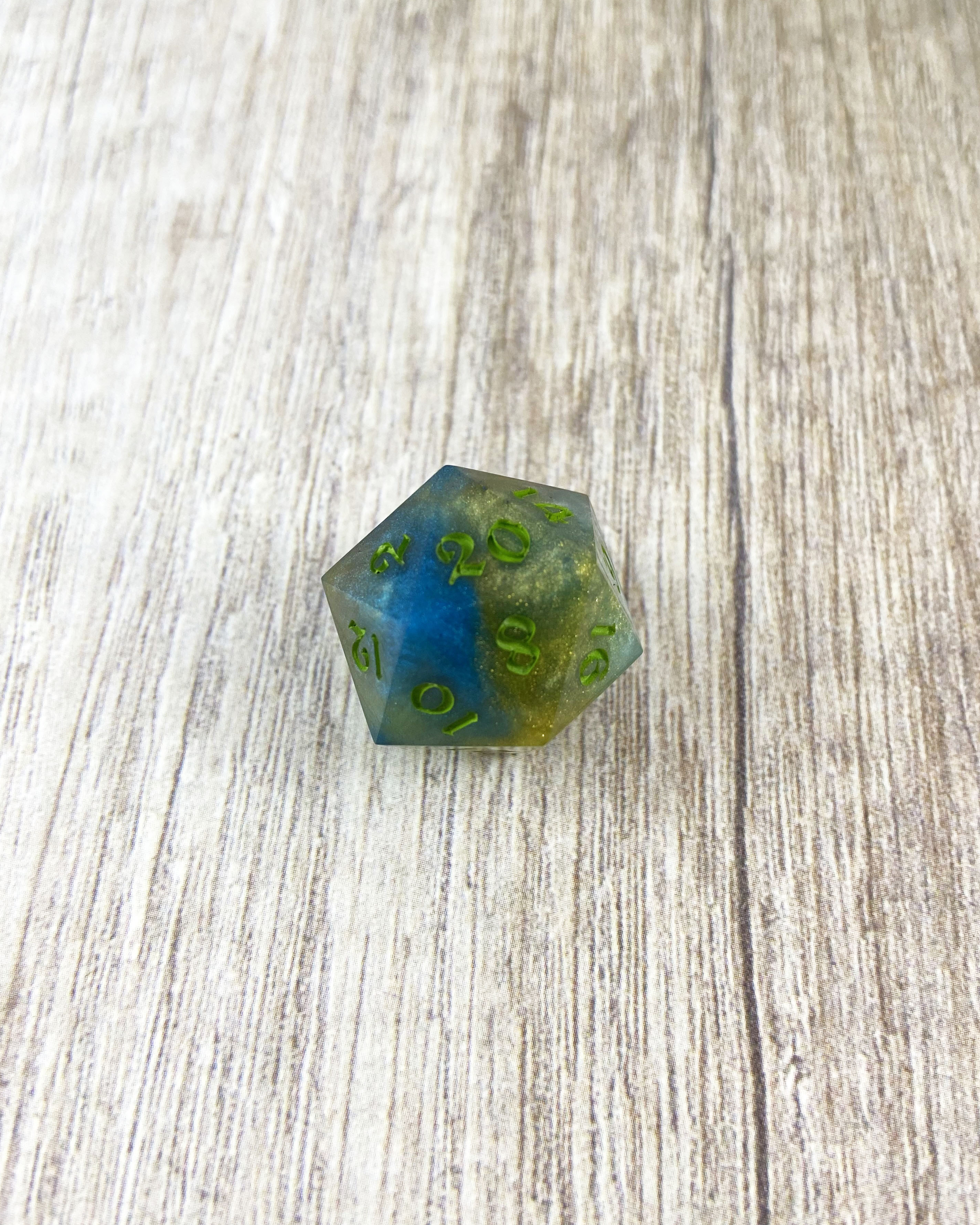 Hypnotic Emerald D20 #1 by Charm the Senses