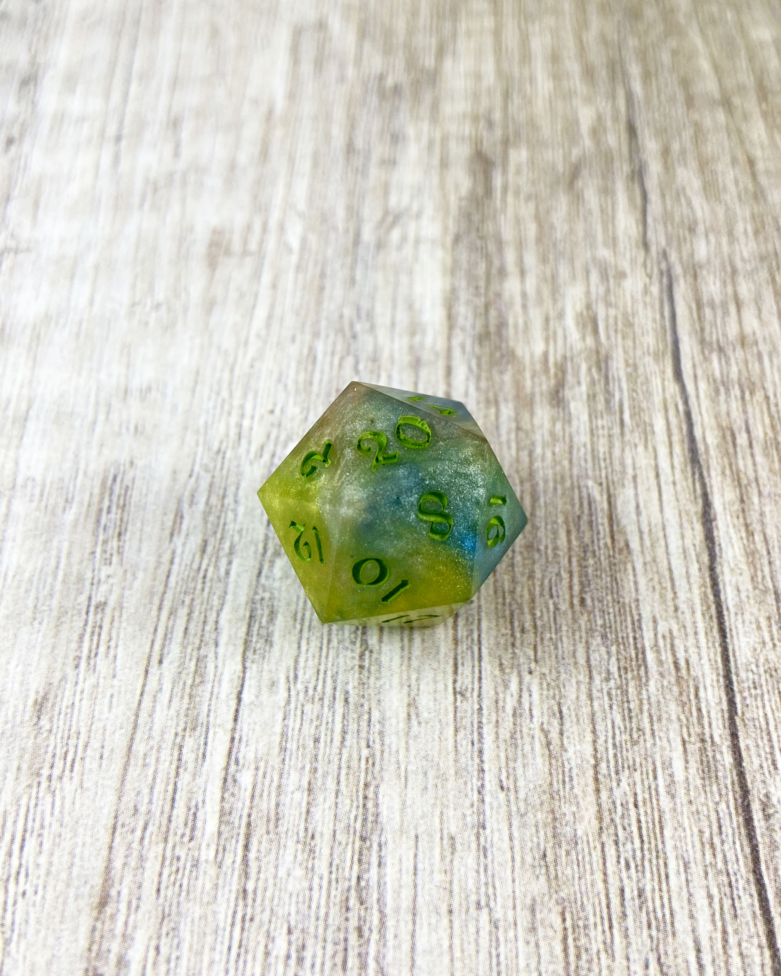 Hypnotic Emerald D20 #2 by Charm the Senses